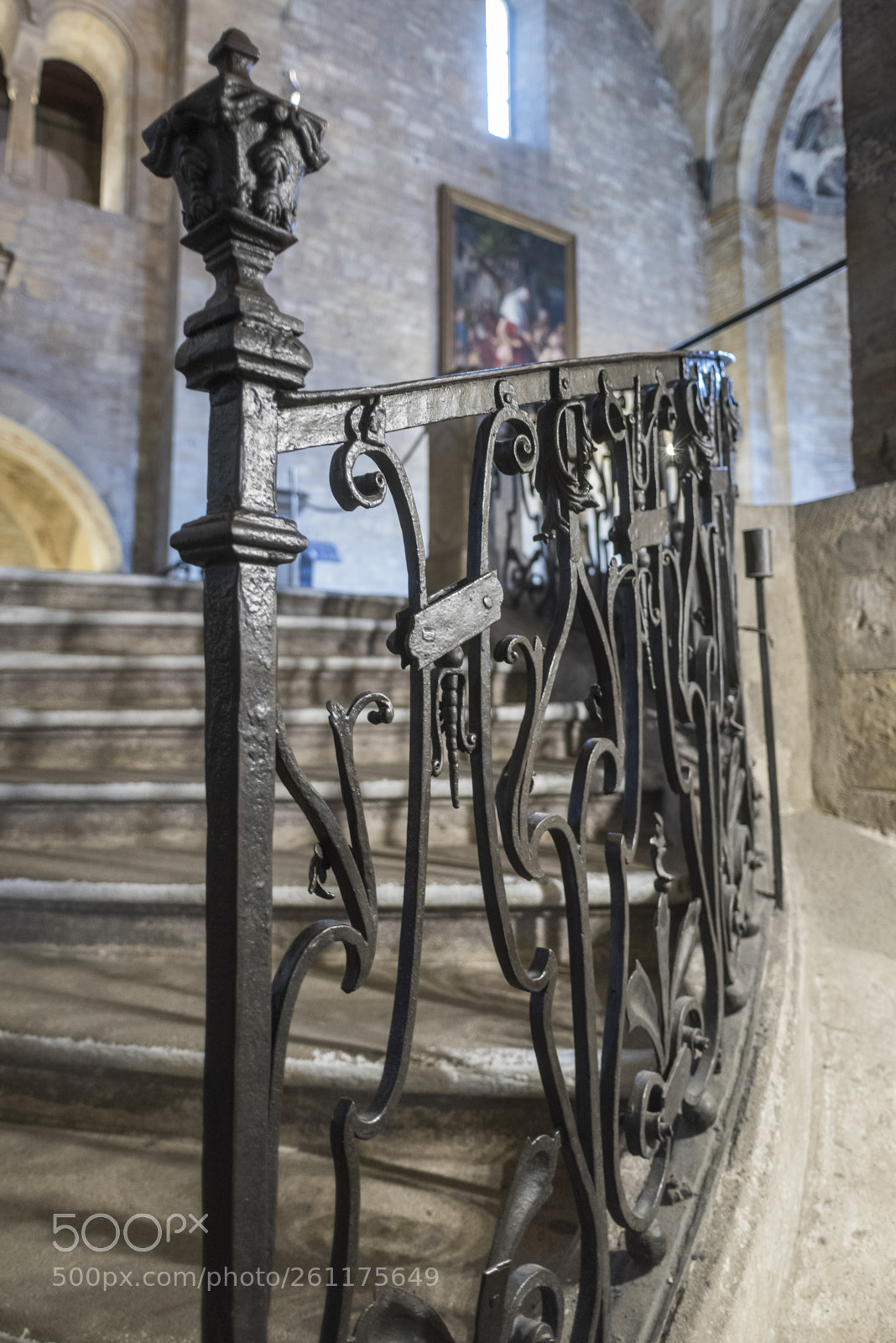 Nikon D810 sample photo. Interior of romanesque basilica photography