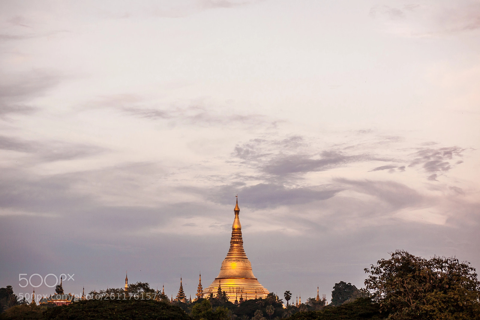 Canon EOS 5D sample photo. Shwe dagon at dawn photography