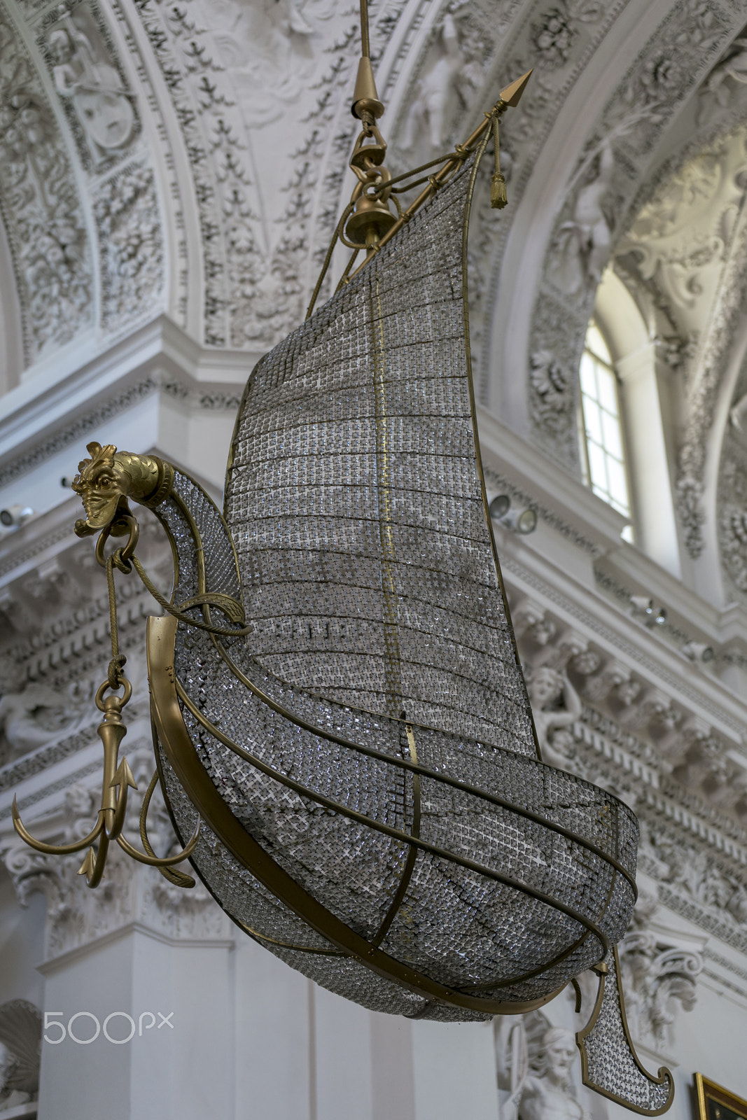 Sony a99 II sample photo. Vilnius. st. peter and paul church. chandelier photography