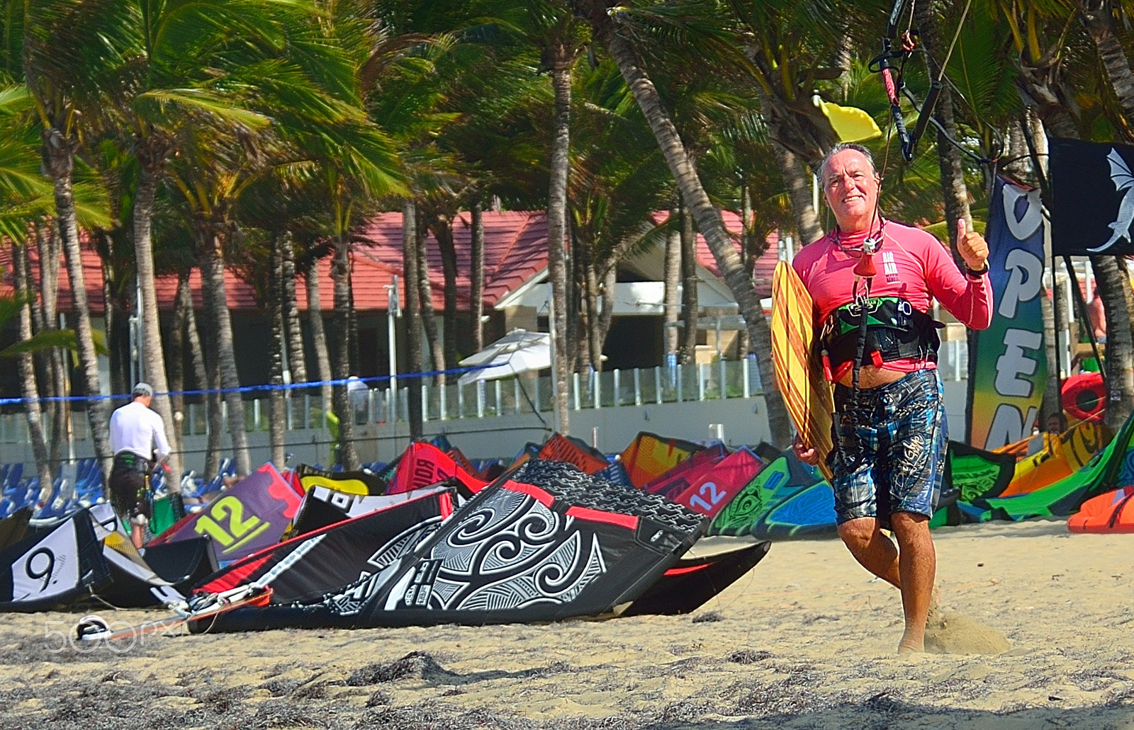 Nikon D800E sample photo. Studying to pilot kite in the big air school photography