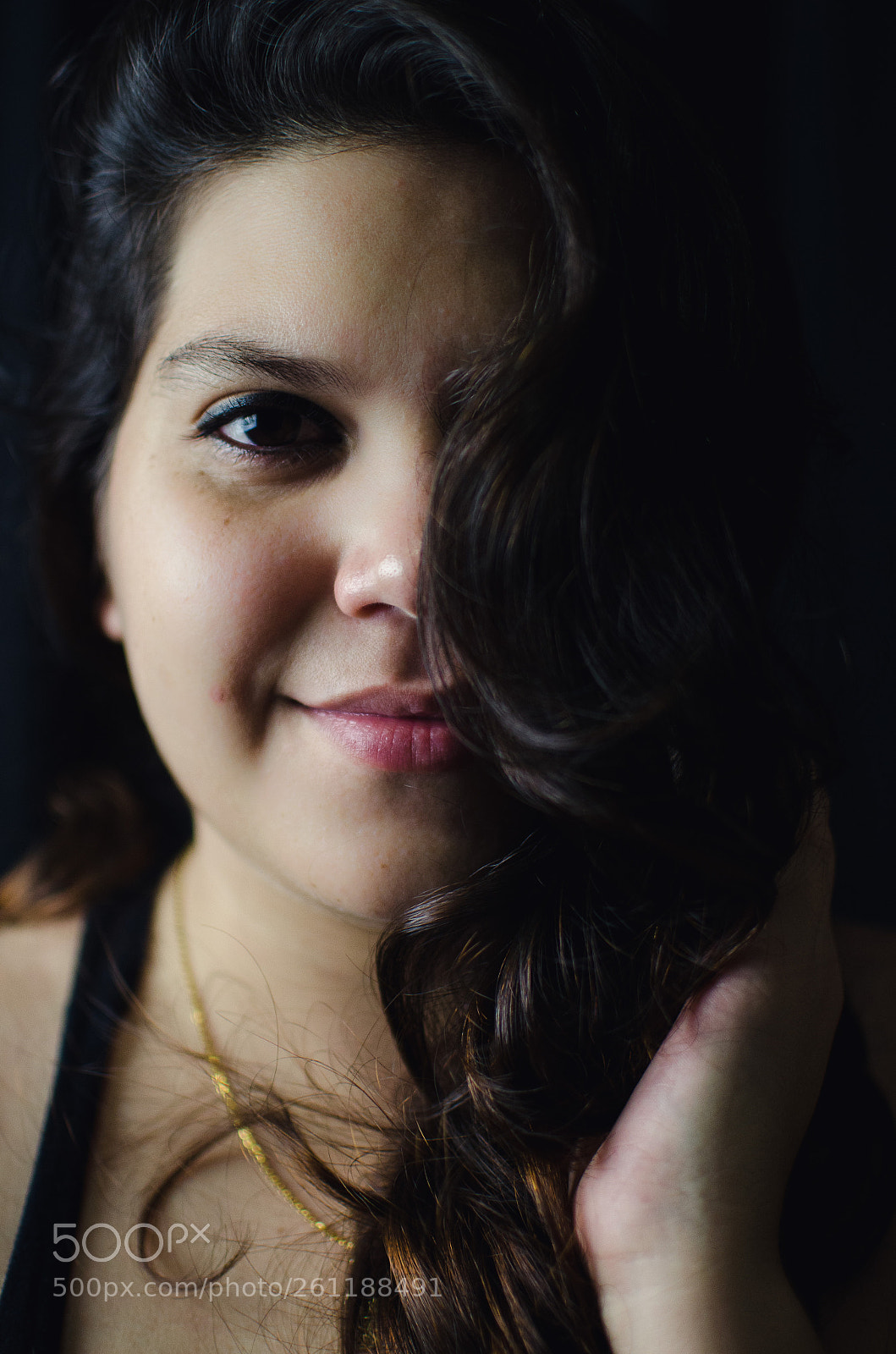 Nikon D5100 sample photo. Split light photography