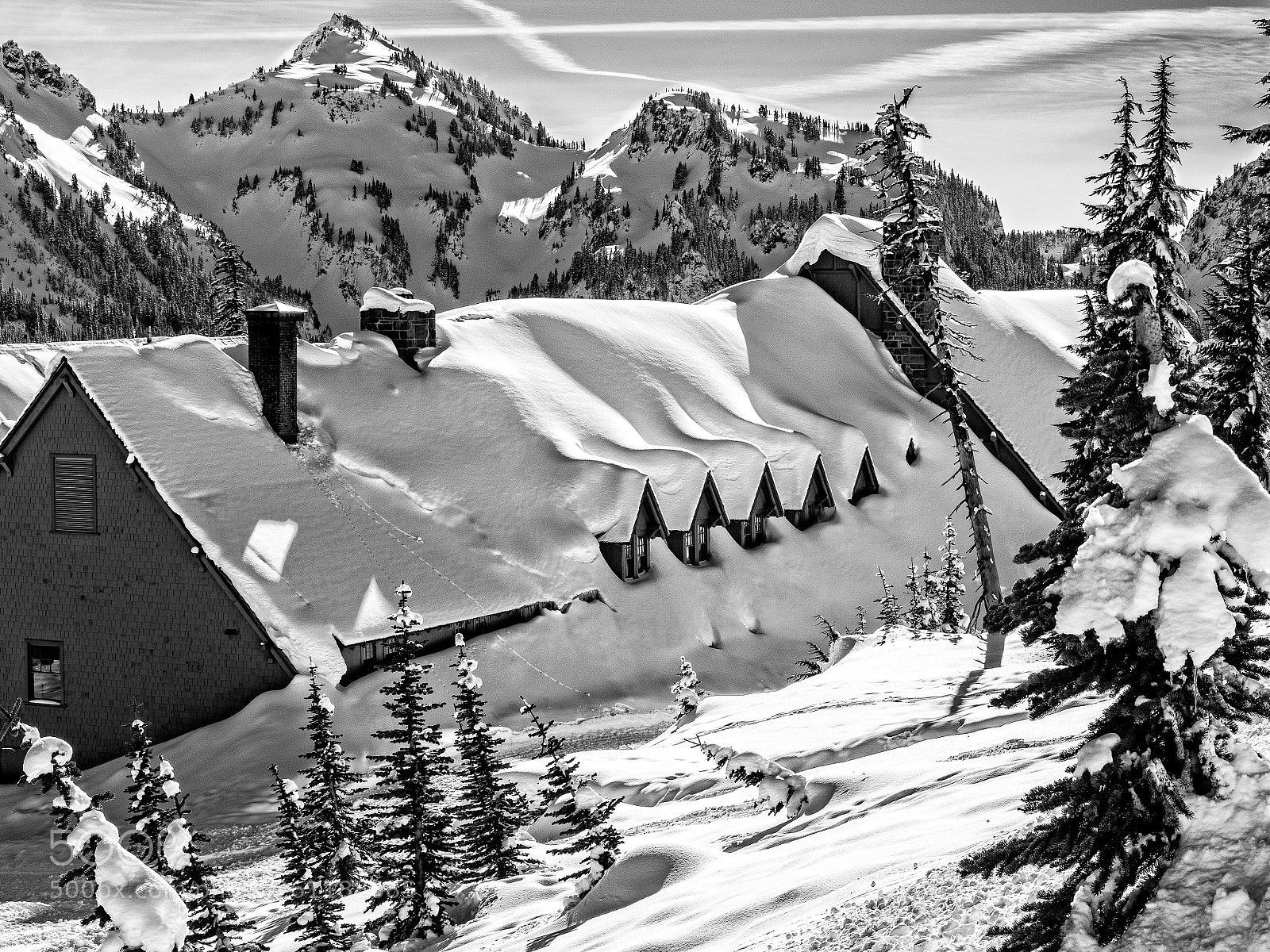 Nikon D500 sample photo. Paradise lodge, mt. rainier photography