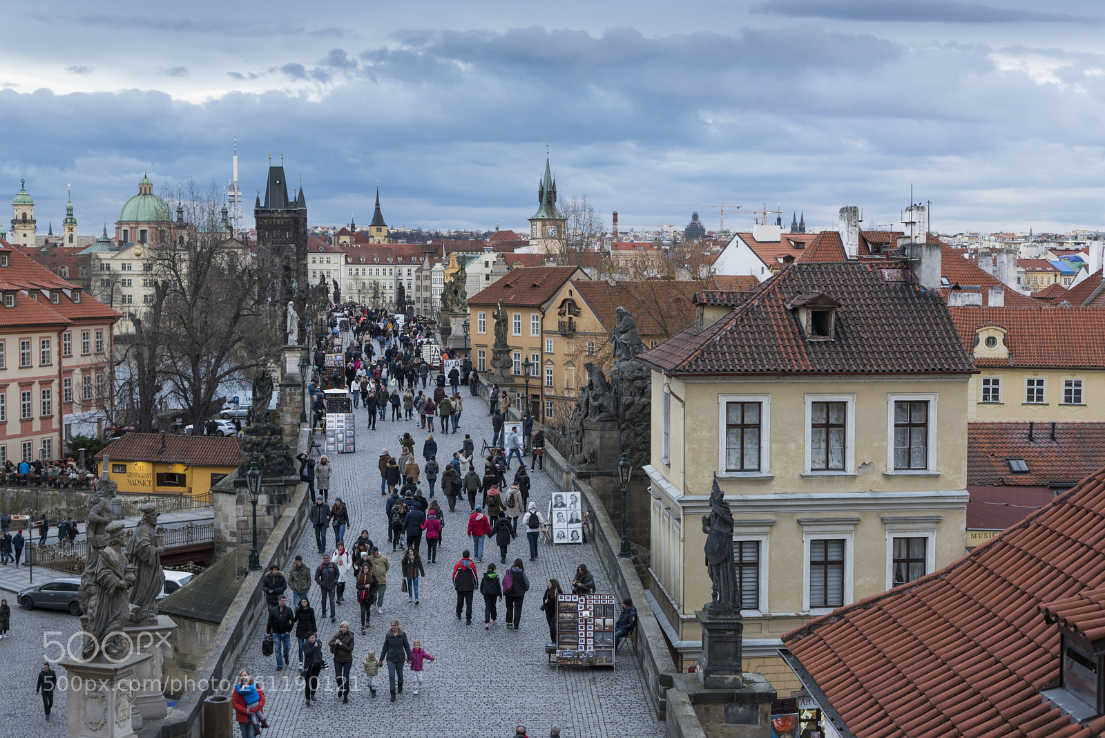 Nikon D810 sample photo. View of charles bridge photography