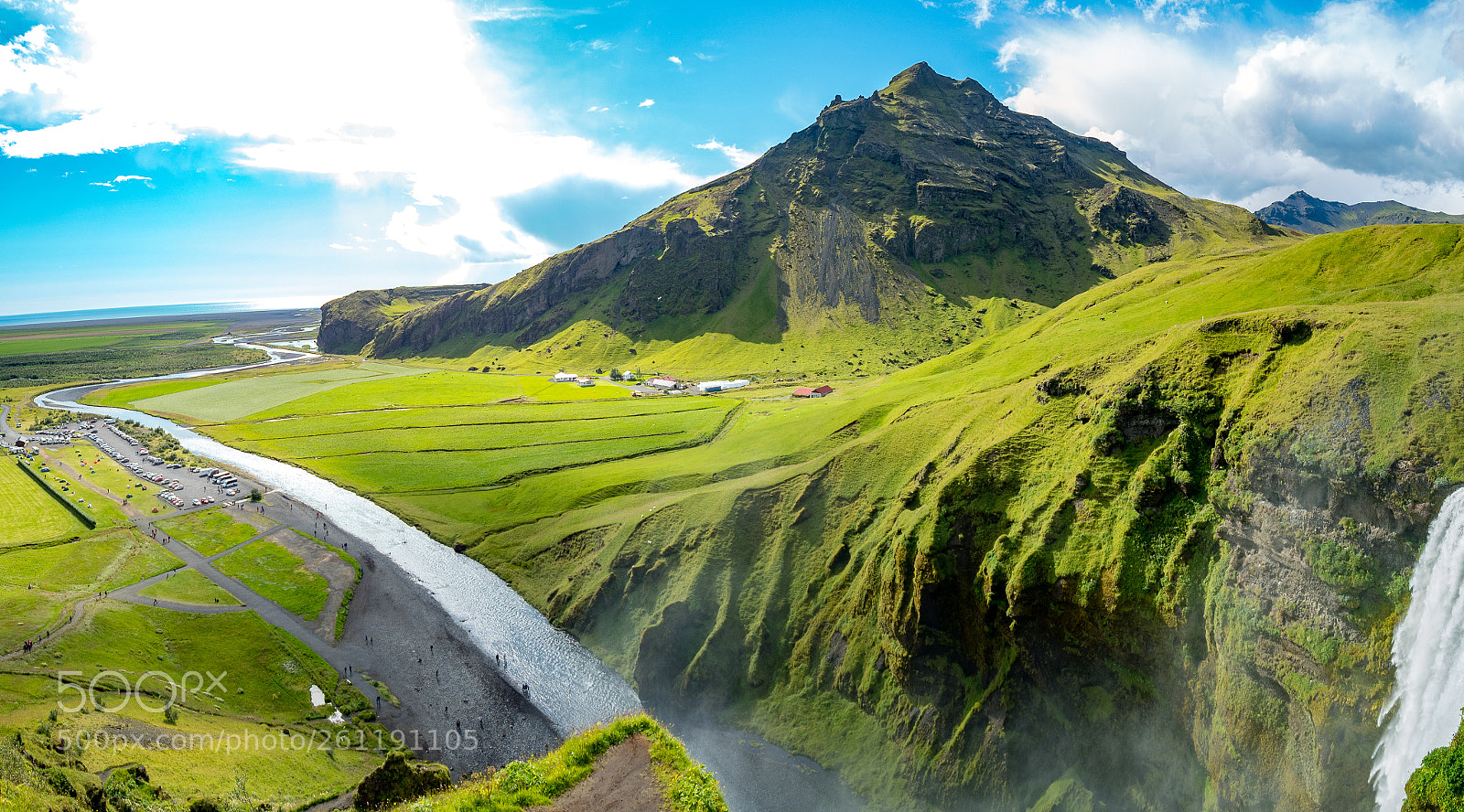 Olympus OM-D E-M5 II sample photo. Skogafalls photography