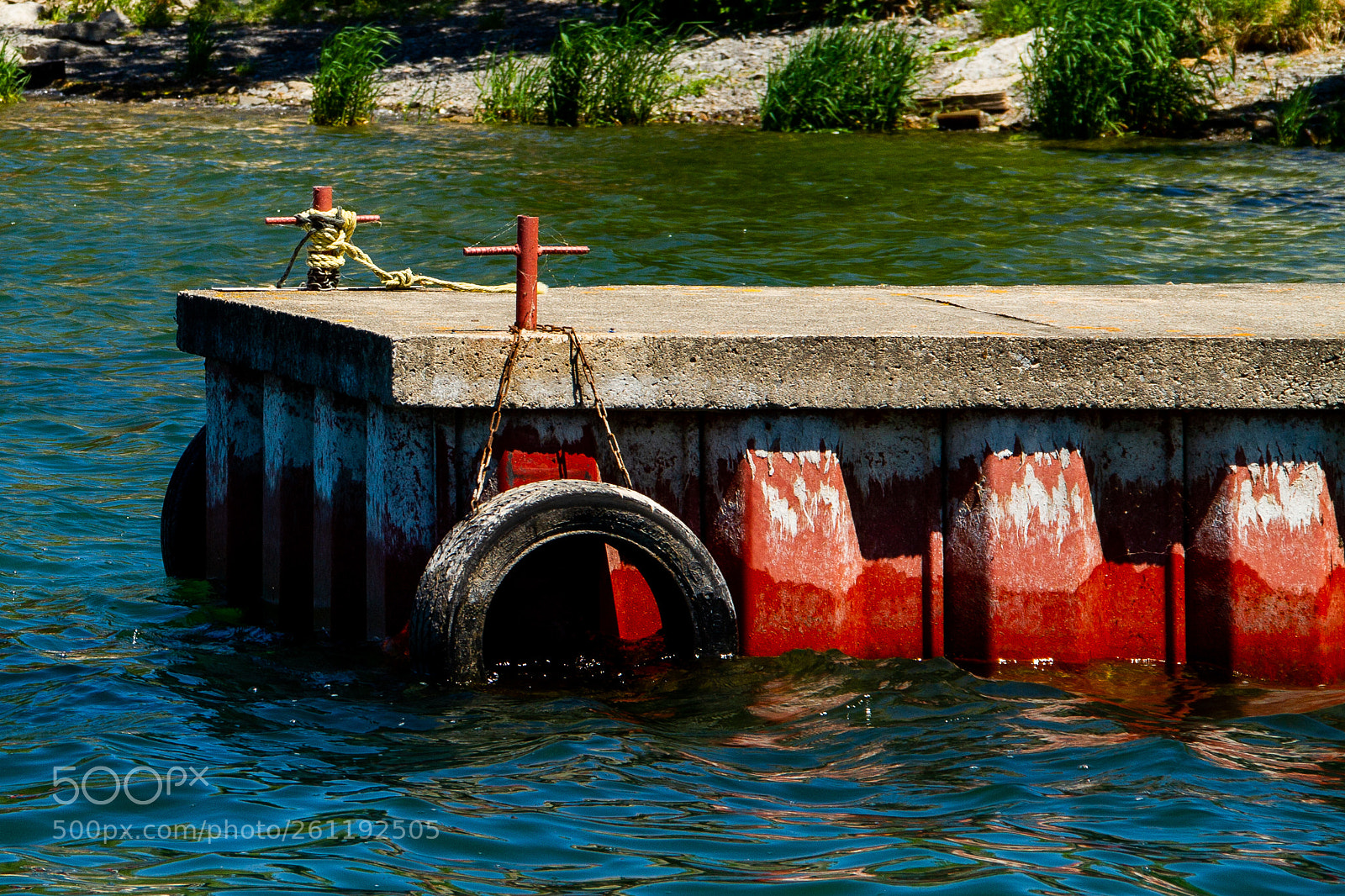 Canon EOS 7D sample photo. Painted dock photography