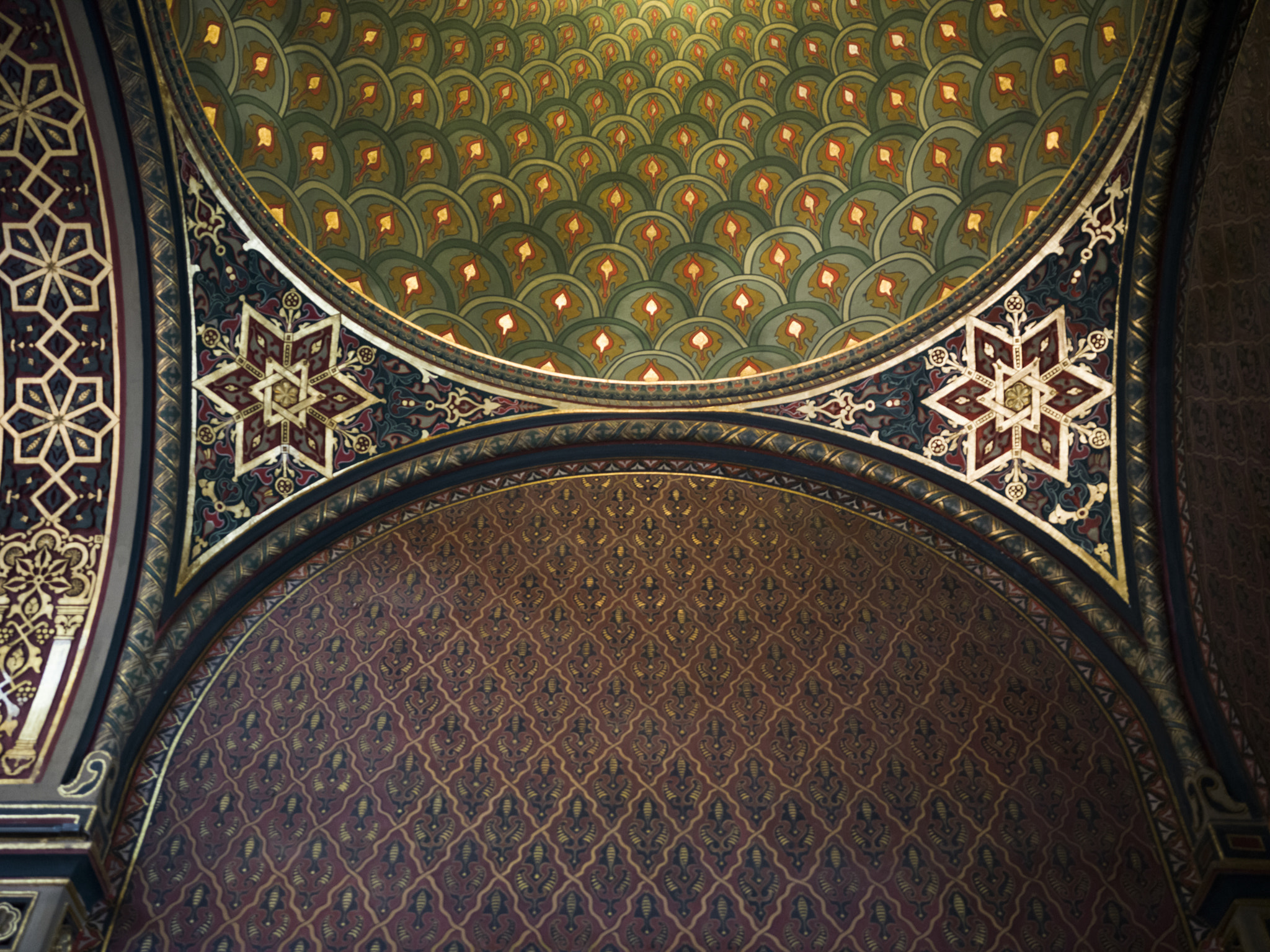 Hasselblad X1D-50c sample photo. Detail of the ceiling of spanish synagogue, old town, prague, cz photography