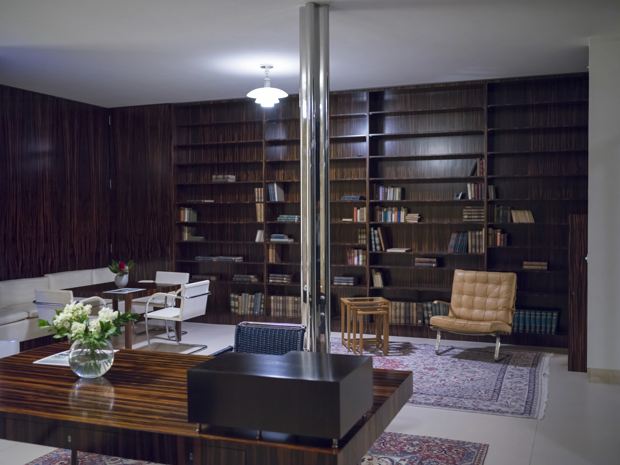 Hasselblad X1D-50c sample photo. Interiors of living room, villa tugendhat, brno, czech republic photography