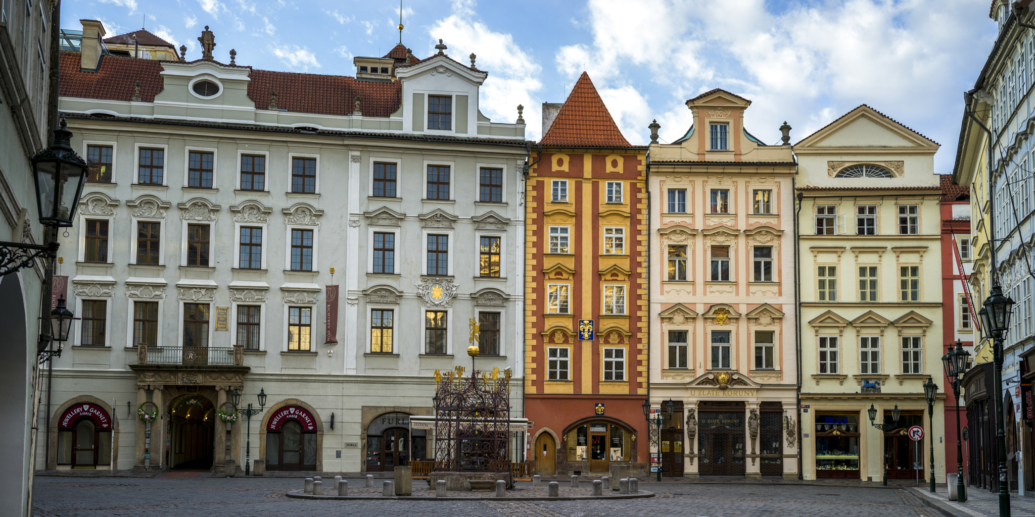 Hasselblad X1D-50c sample photo. Facade of buildings at town square, prague, czech republic photography