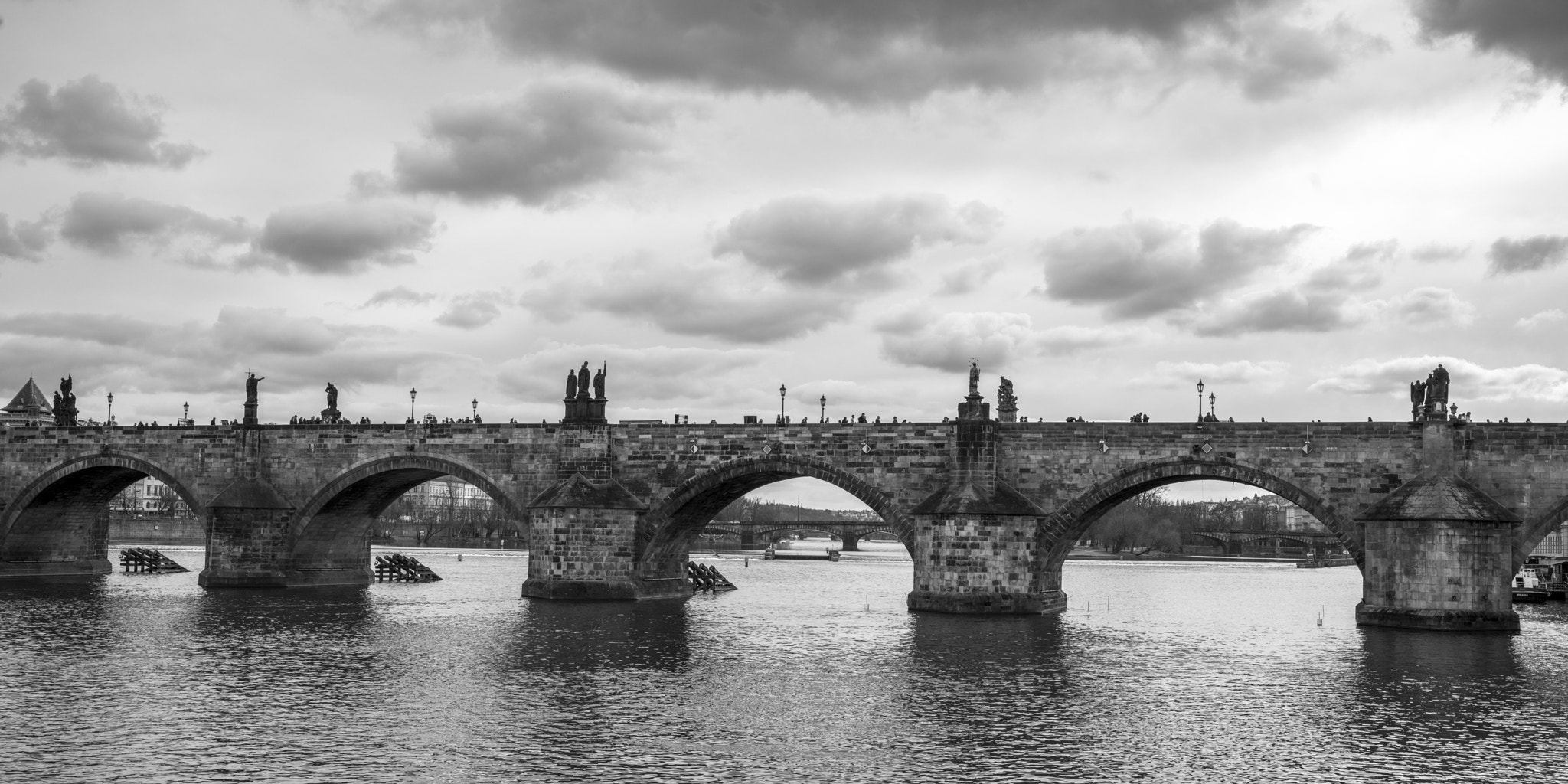 Hasselblad X1D-50c sample photo. Charles bridge across vltava river, prague, czech republic photography