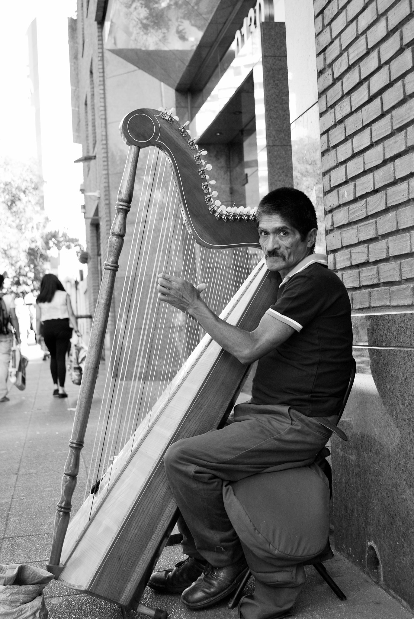 Nikon D60 sample photo. Arpa callejera photography