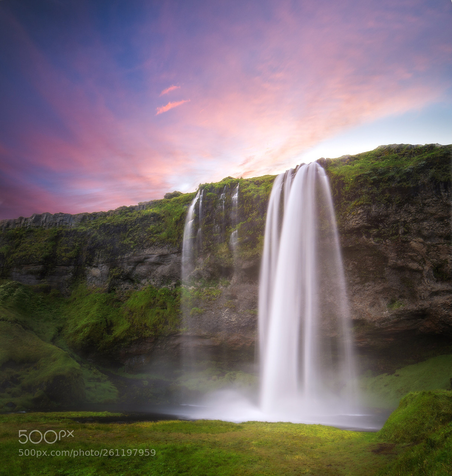 Nikon D7200 sample photo. Pink falls photography