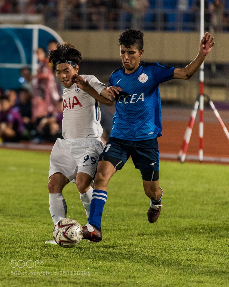 Nikon D810 sample photo. Football match photography