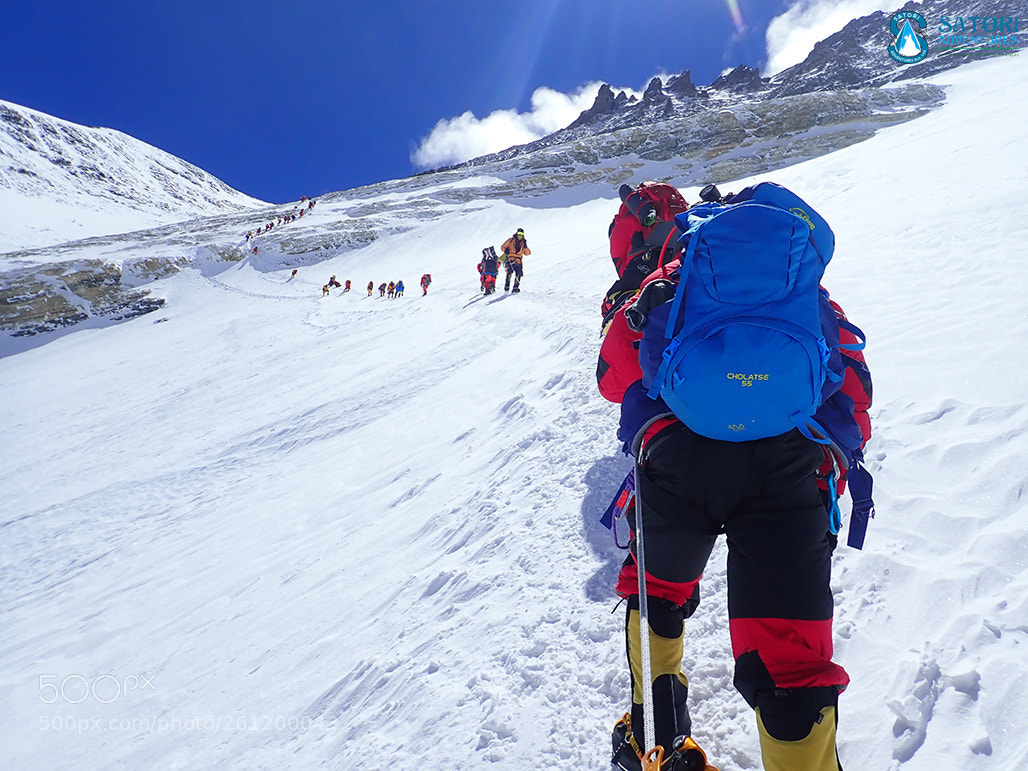 Olympus TG-5 sample photo. Everest expedition photography