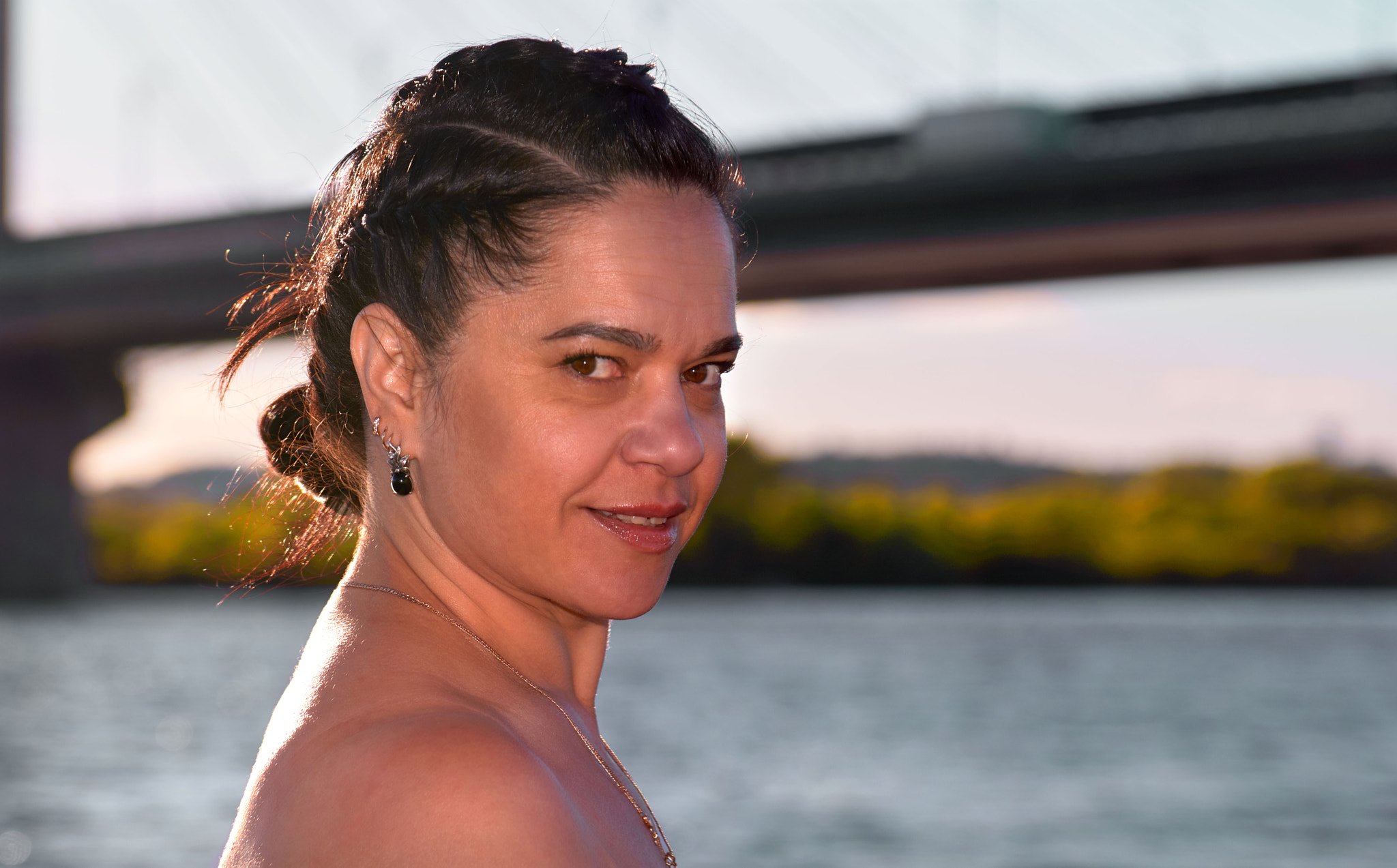 Nikon D7100 sample photo. Portrait at the river photography