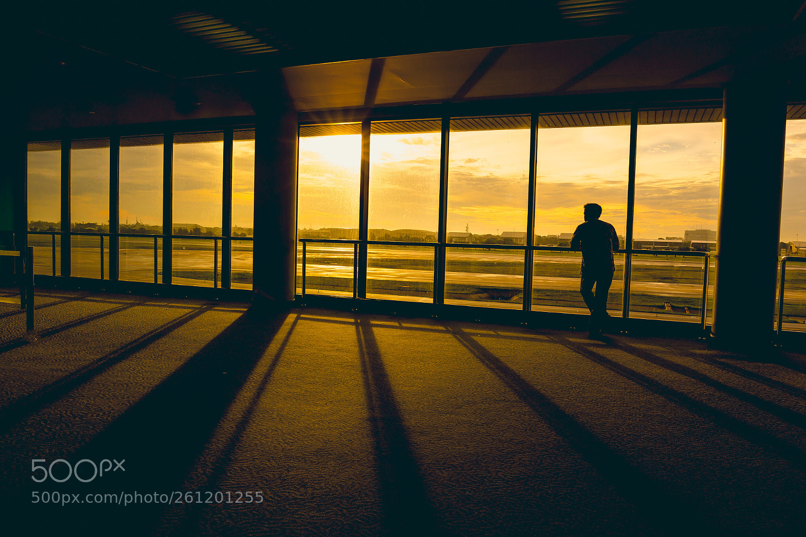 Canon EOS 6D sample photo. Silhouette man waiting for photography