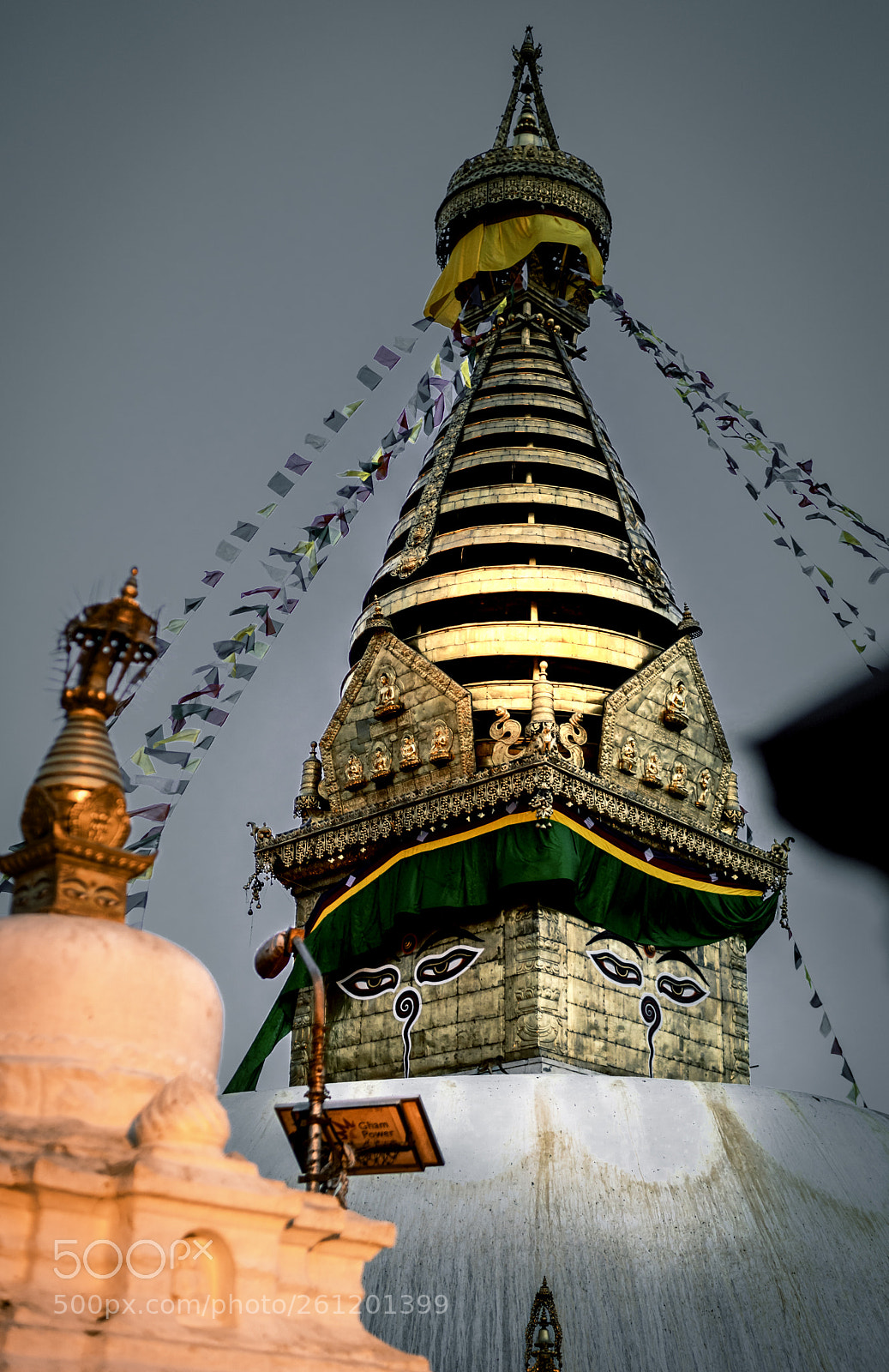 Sony a7 III sample photo. Swoyambhu temple photography