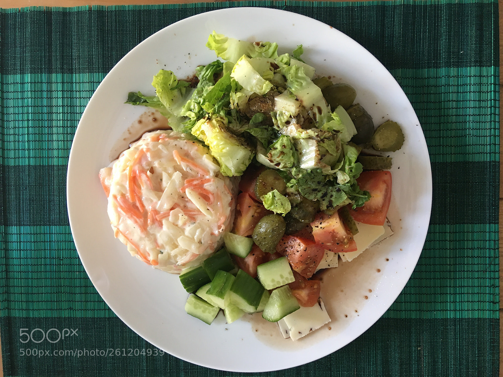 Apple iPhone SE sample photo. Coleslaw and colours photography