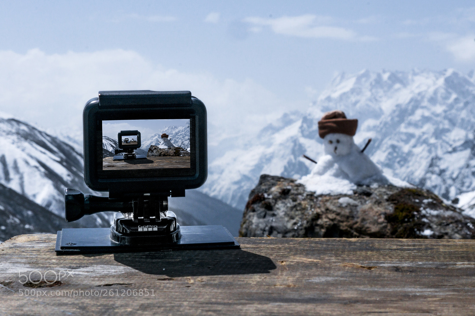 Sony a6000 sample photo. Gopro illusion photography