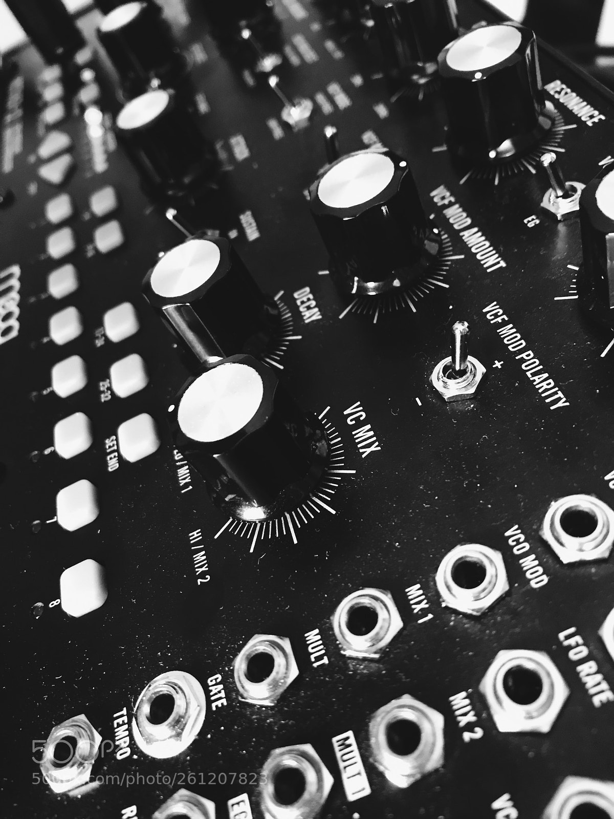Apple iPhone 7 sample photo. Modular synthesizer photography