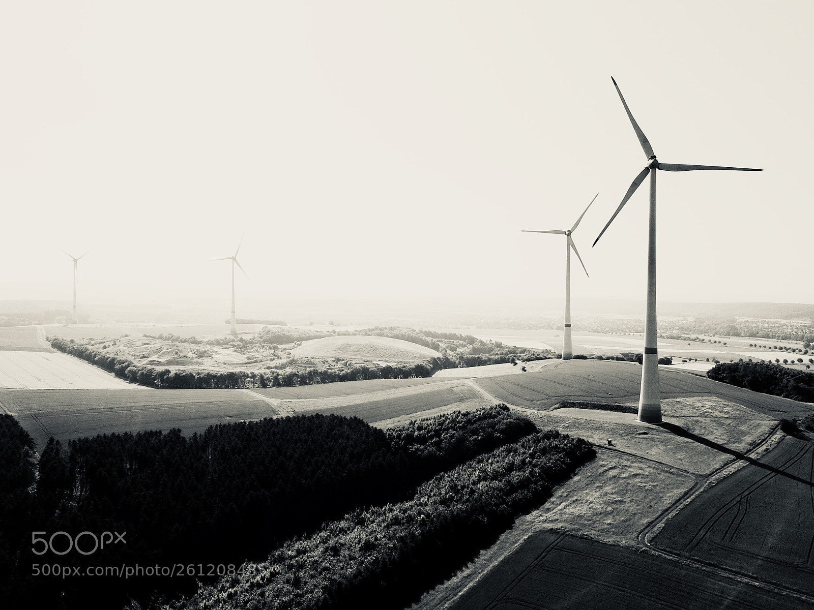 DJI FC220 sample photo. Windräder  photography