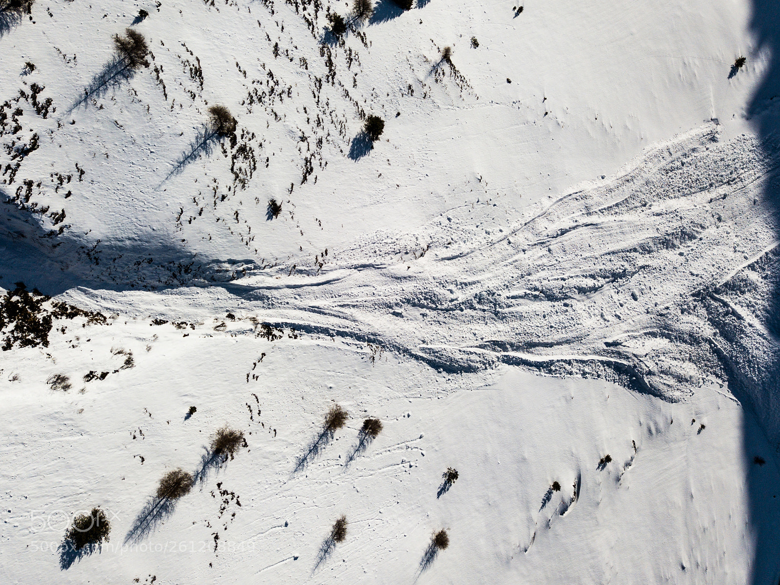 DJI FC220 sample photo. Avalanche photography