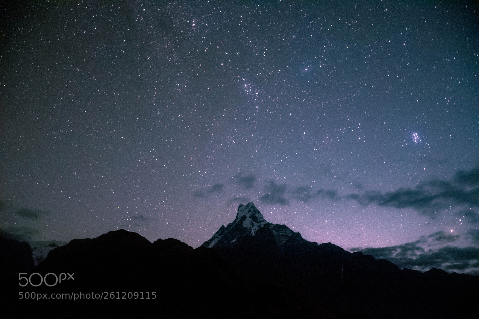 Nikon D5300 sample photo. Machhapuchhre night photography