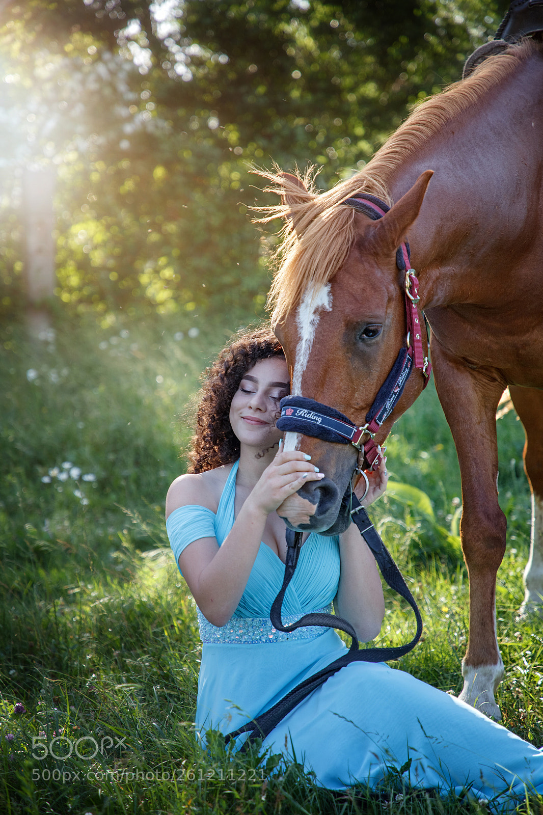 Canon EOS 5D Mark II sample photo. Девушка с лошадью photography