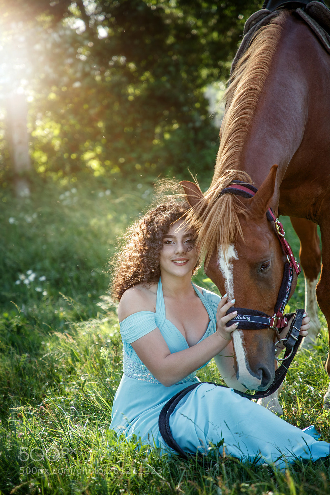 Canon EOS 5D Mark II sample photo. Девушка с лошадью photography