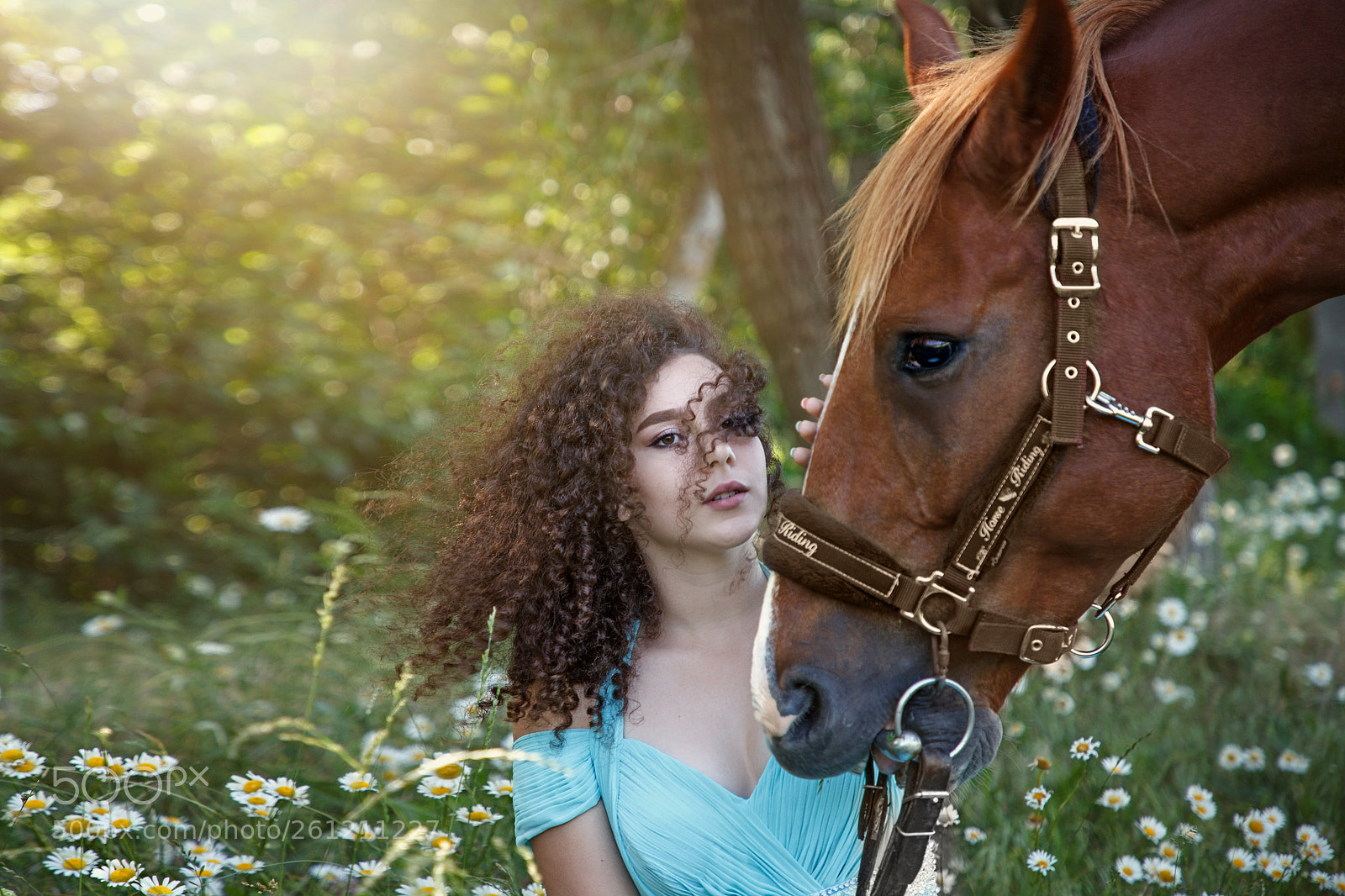 Canon EOS 5D Mark II sample photo. Девушка с лошадью photography