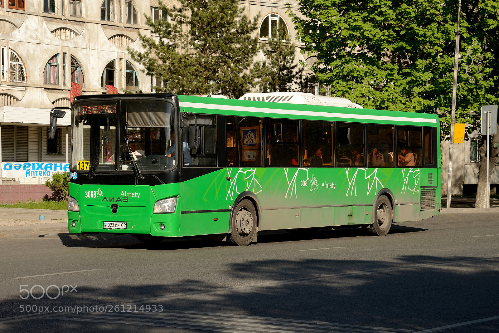 Nikon D5100 sample photo. Almaty bus photography