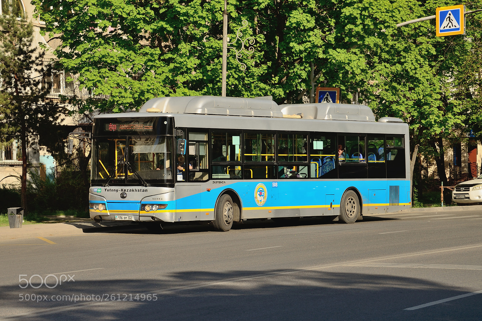 Nikon D5100 sample photo. Almaty bus photography