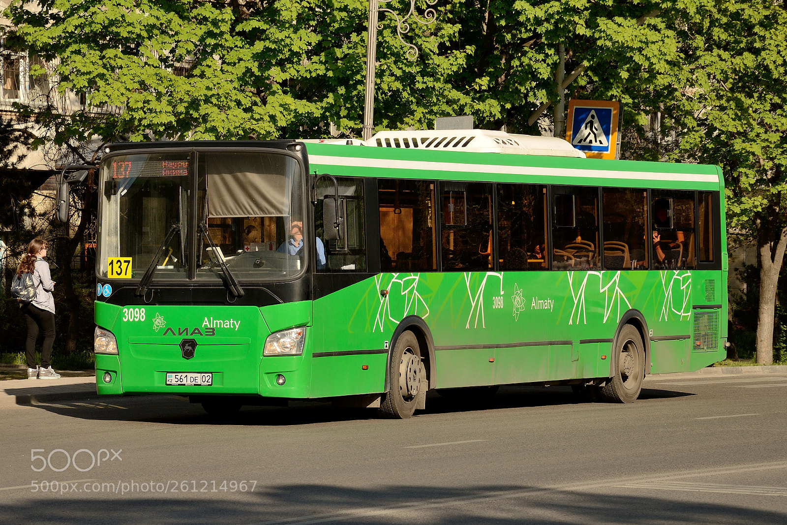 Nikon D5100 sample photo. Almaty bus photography