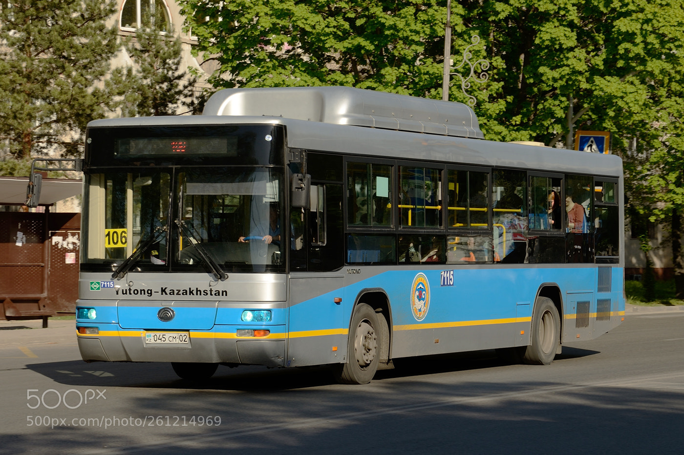 Nikon D5100 sample photo. Almaty bus photography