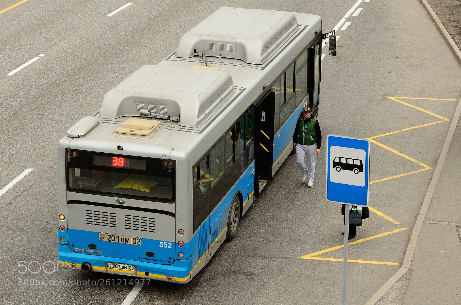 Nikon D5100 sample photo. Almaty bus photography