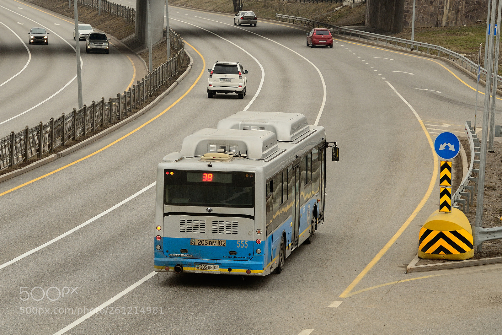 Nikon D5100 sample photo. Almaty bus photography