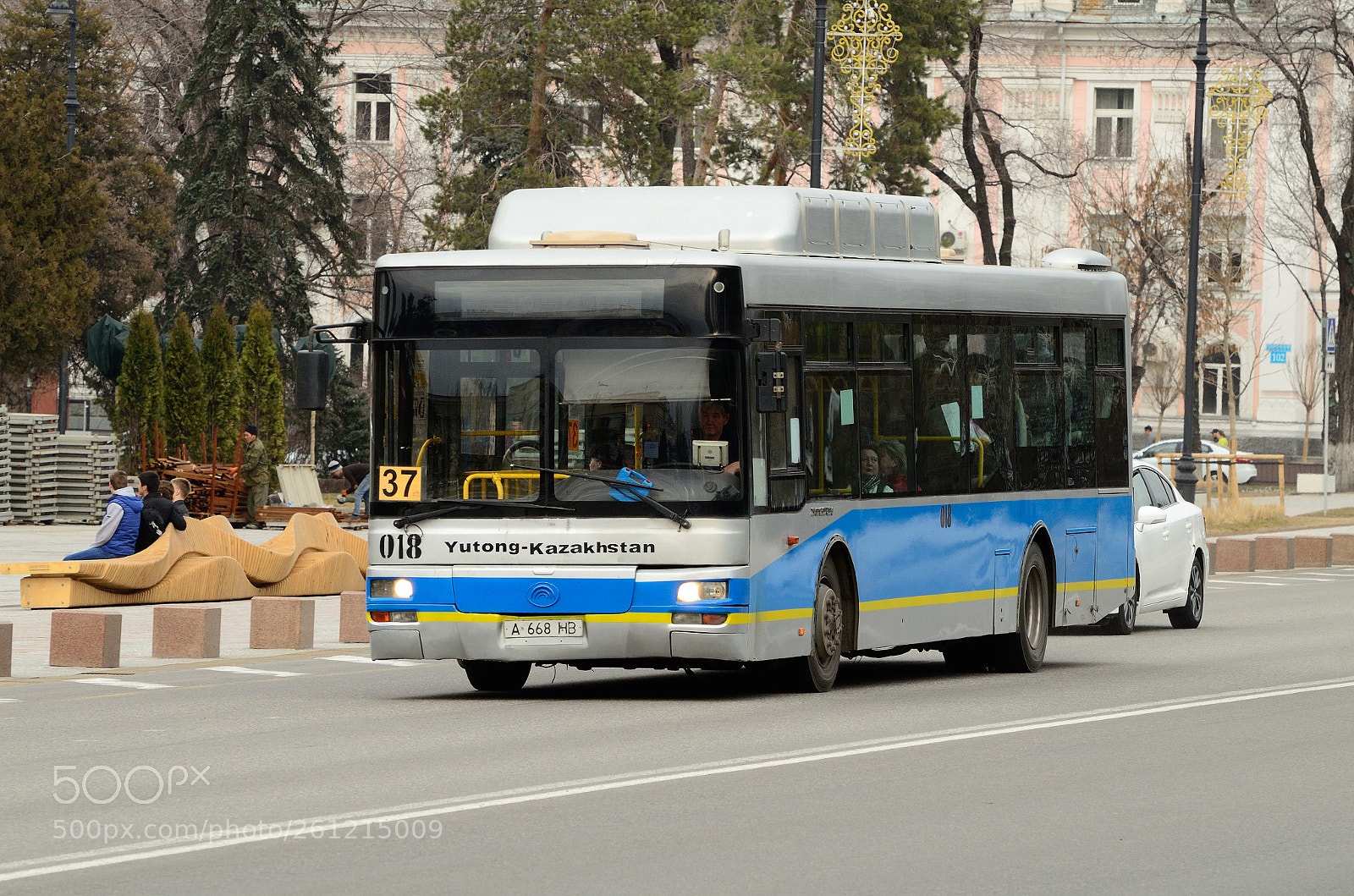 Nikon D5100 sample photo. Almaty bus photography