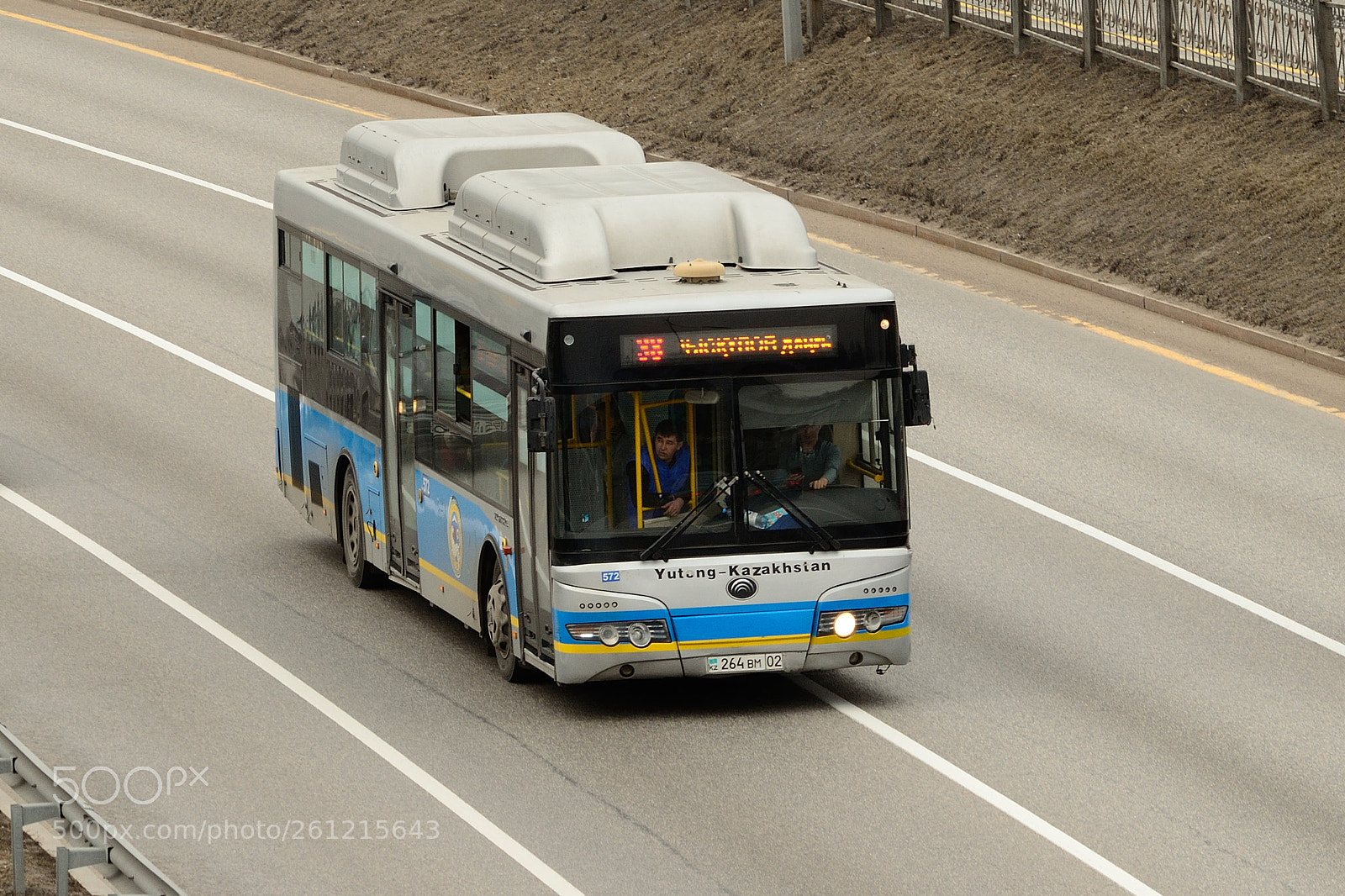 Nikon D5100 sample photo. Almaty bus photography