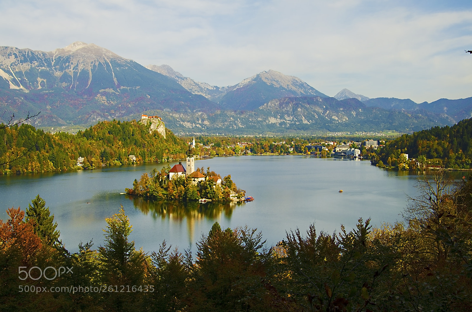 Nikon D5100 sample photo. Lake bled in fall photography