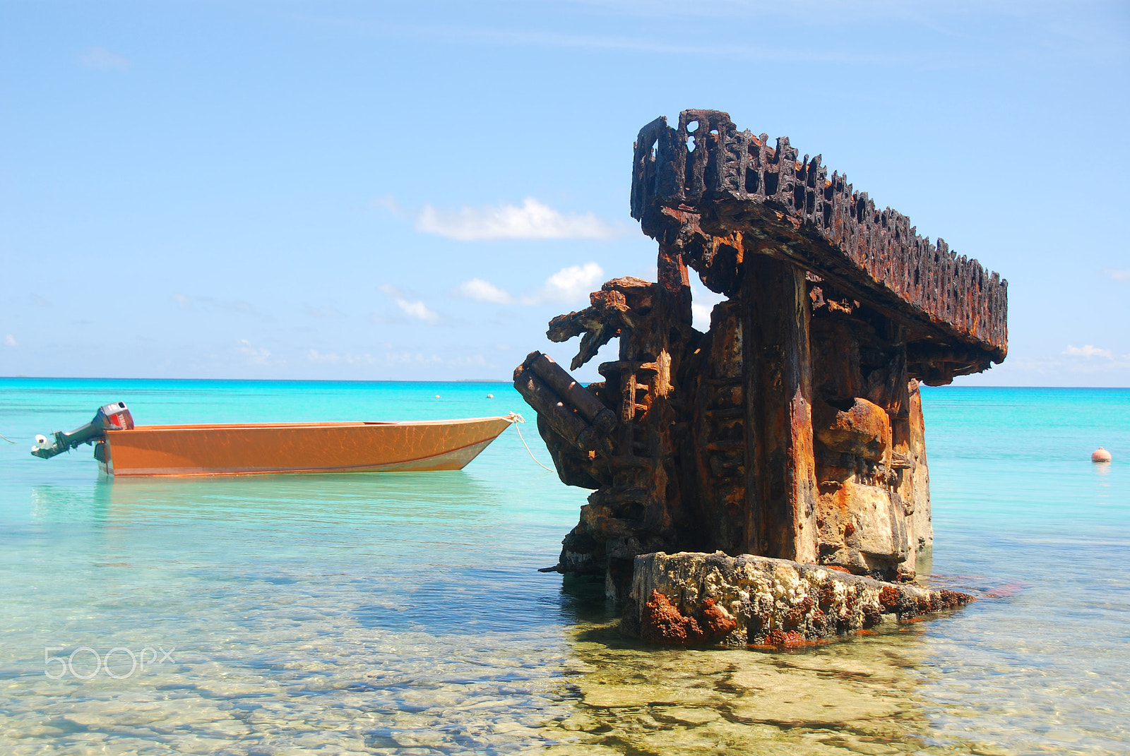 Nikon D80 sample photo. Te namu lagoon, with wwii relics.funafuti, tuvalu. photography