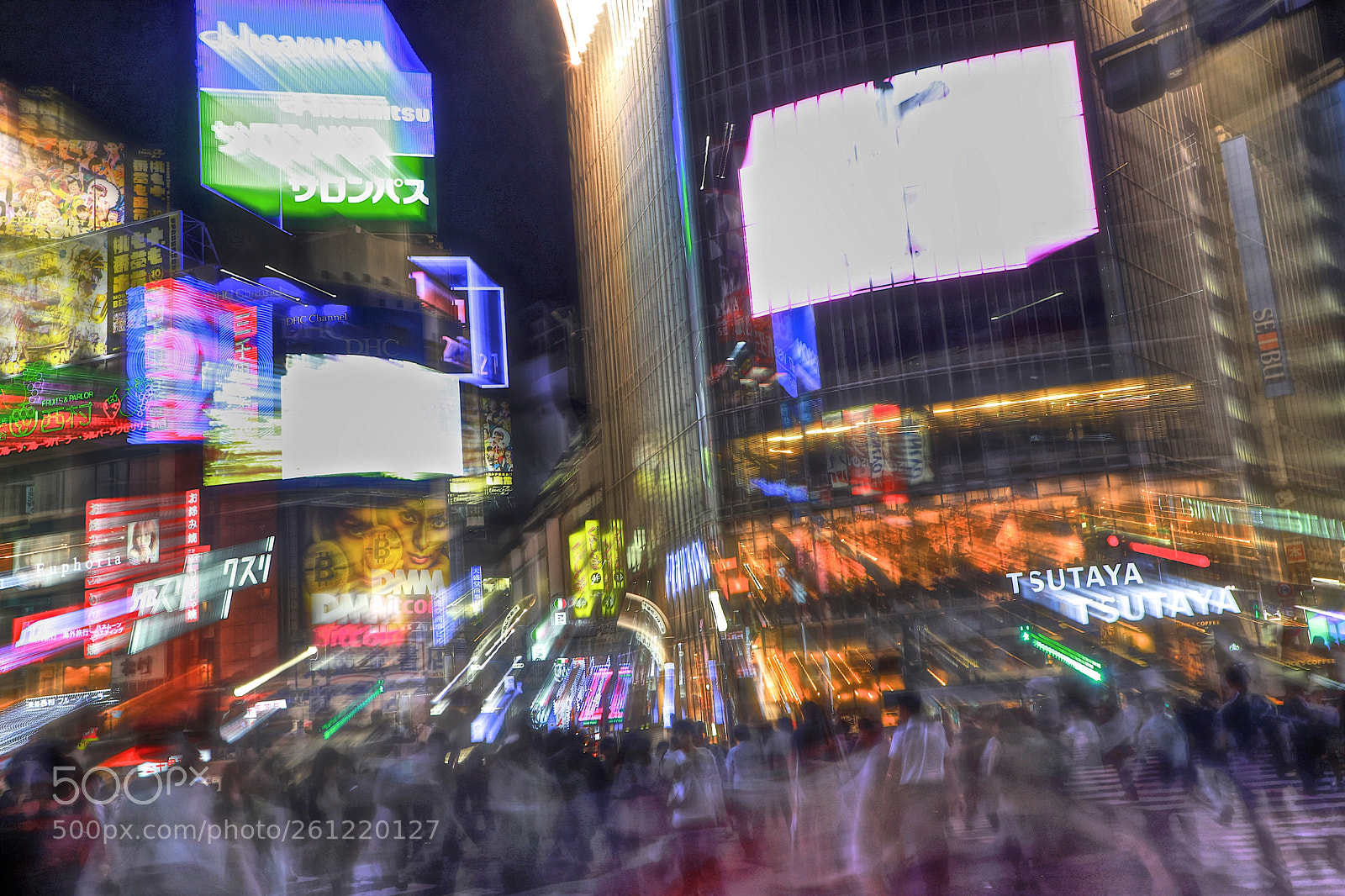 Canon EOS 6D Mark II sample photo. Shibuya crossing photography
