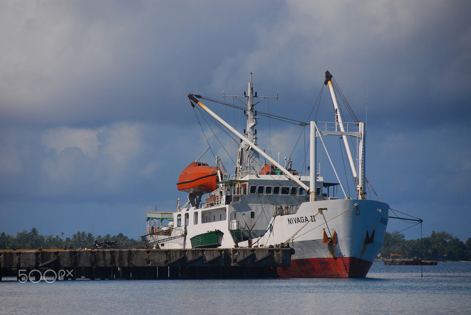 Nikon D80 sample photo. Funafuti harbour. photography