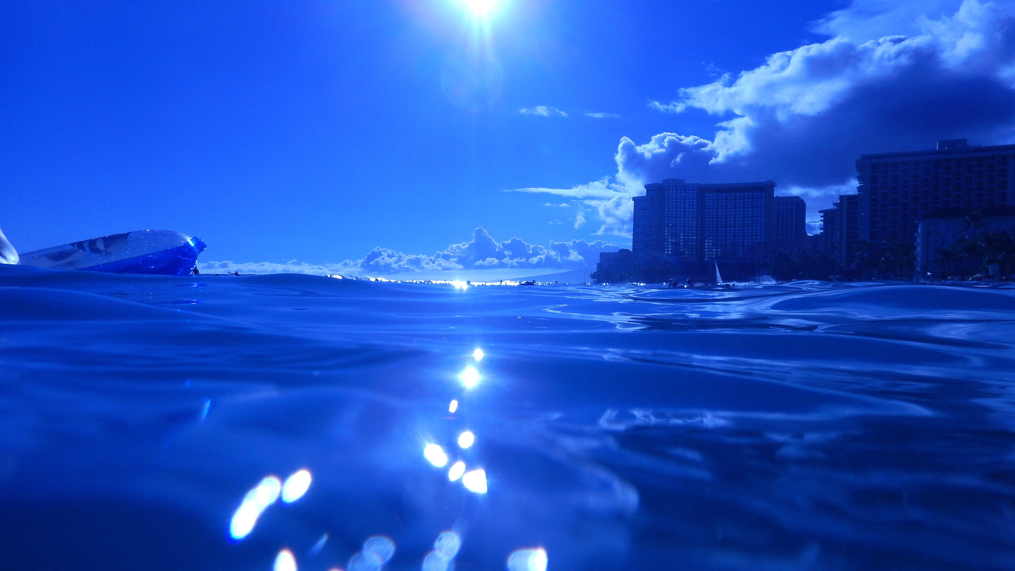 Nikon Coolpix AW120 sample photo. Waikiki blue photography