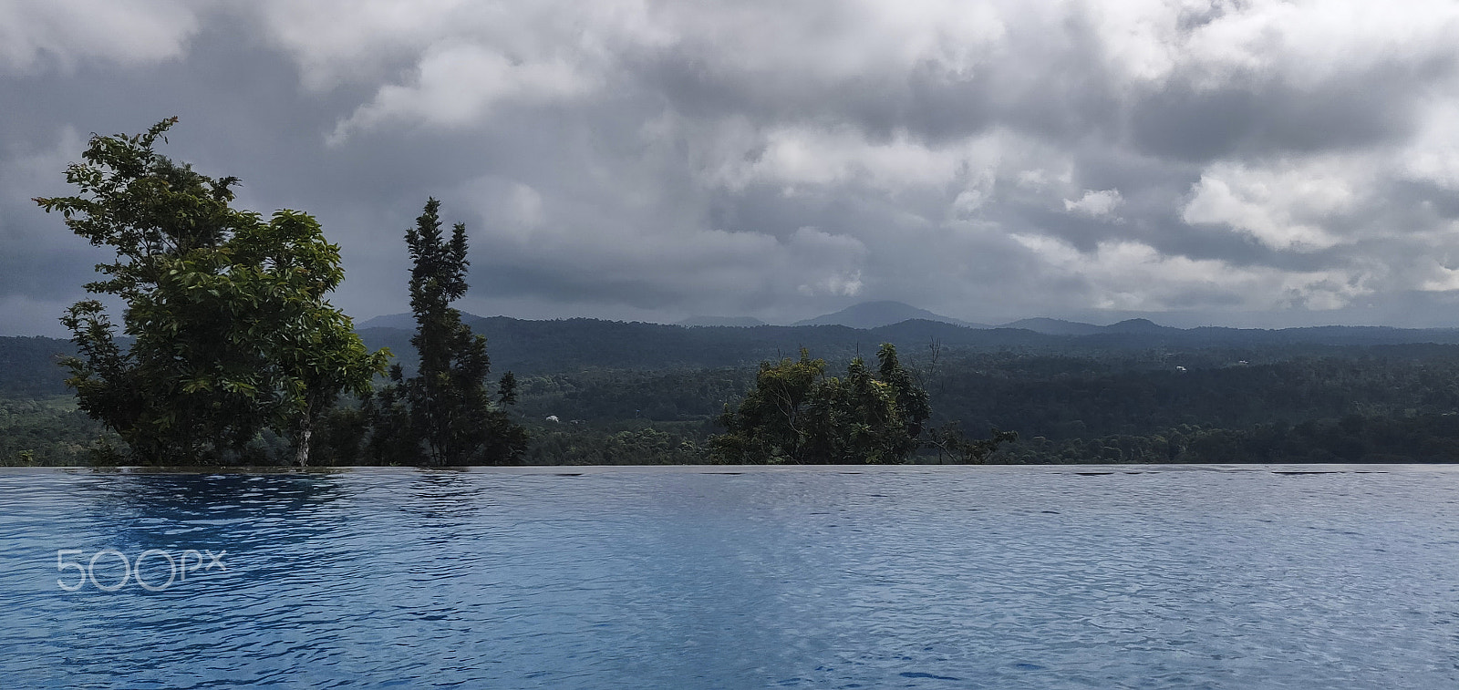 OnePlus A6000 sample photo. View from the pool photography