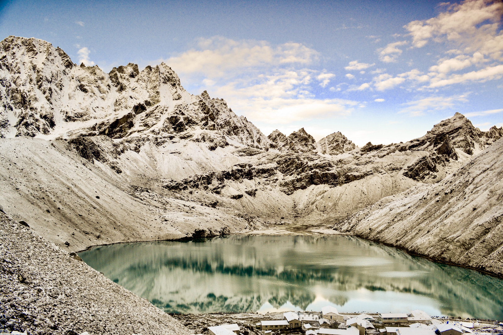 Nikon D3100 sample photo. Gokyo lake, himalayas photography