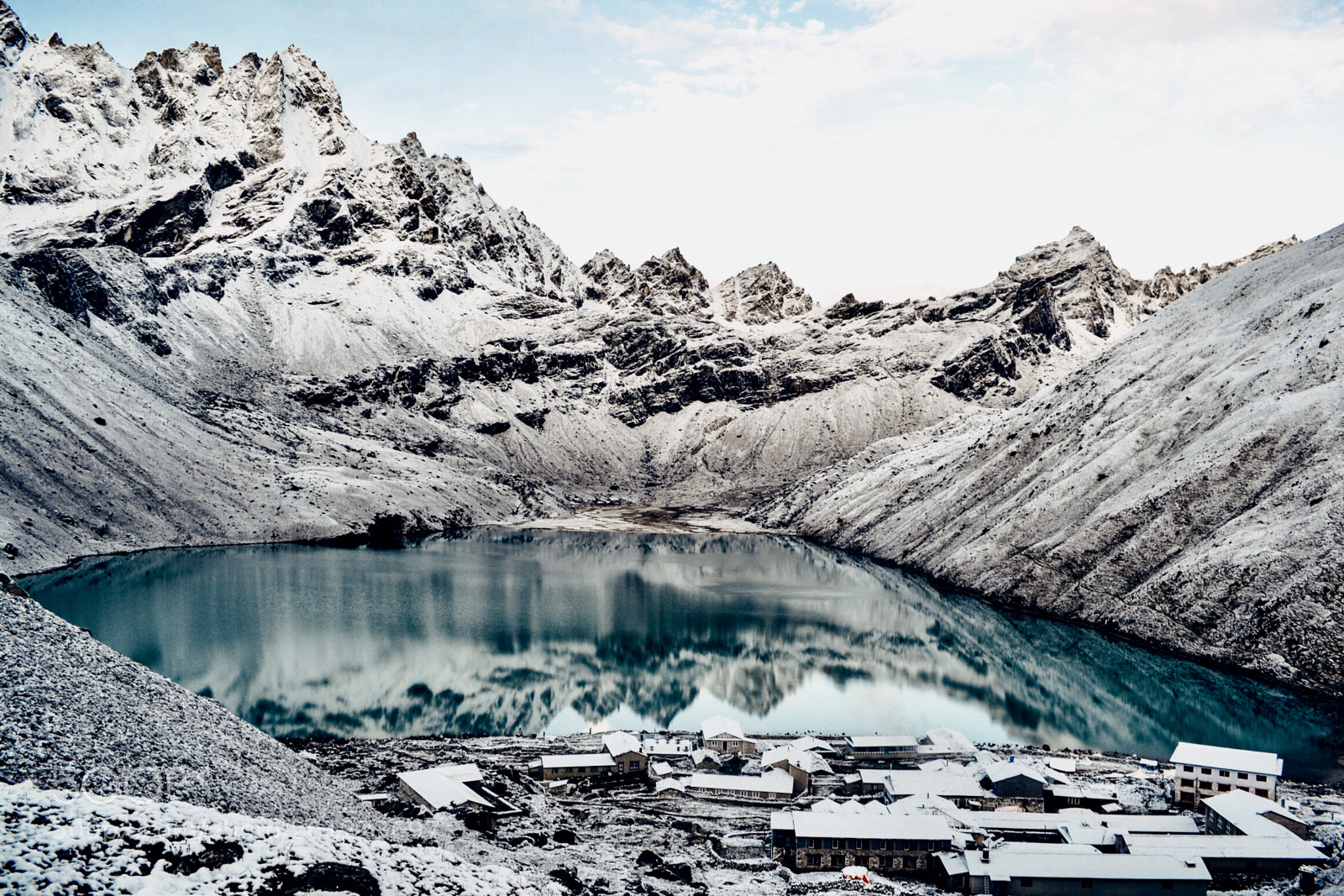 Nikon D3100 sample photo. Gokyo lake, himalayas photography