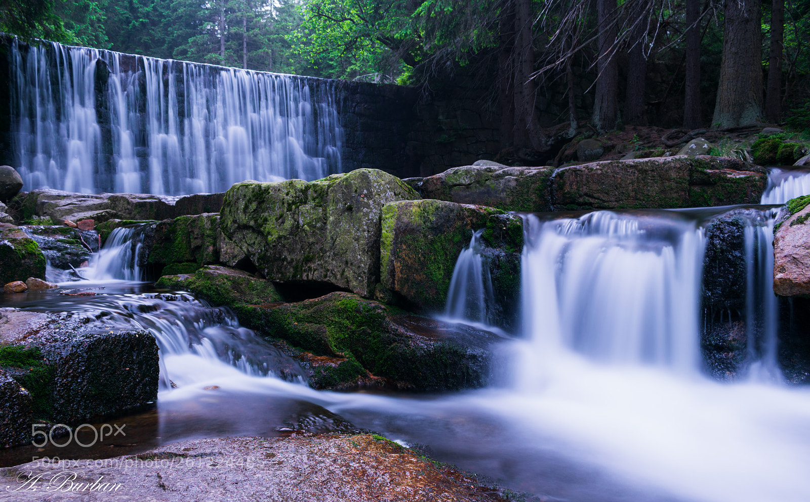 Nikon D5300 sample photo. Waterfall in karpacz photography