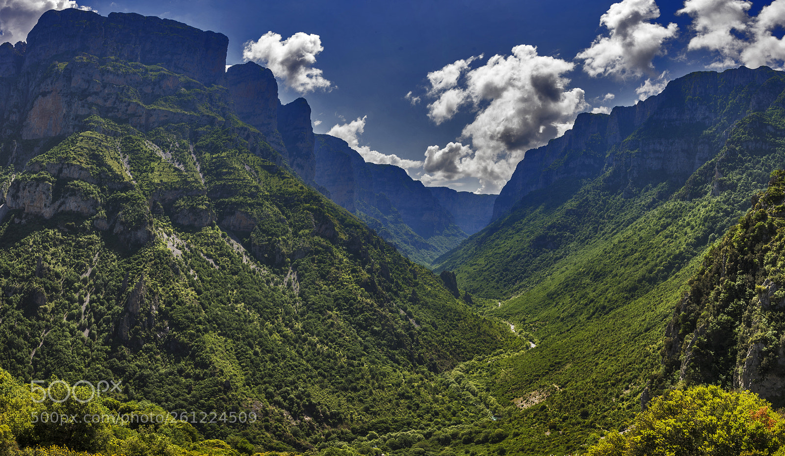 Nikon D7200 sample photo. Vikos gorge panorama photography