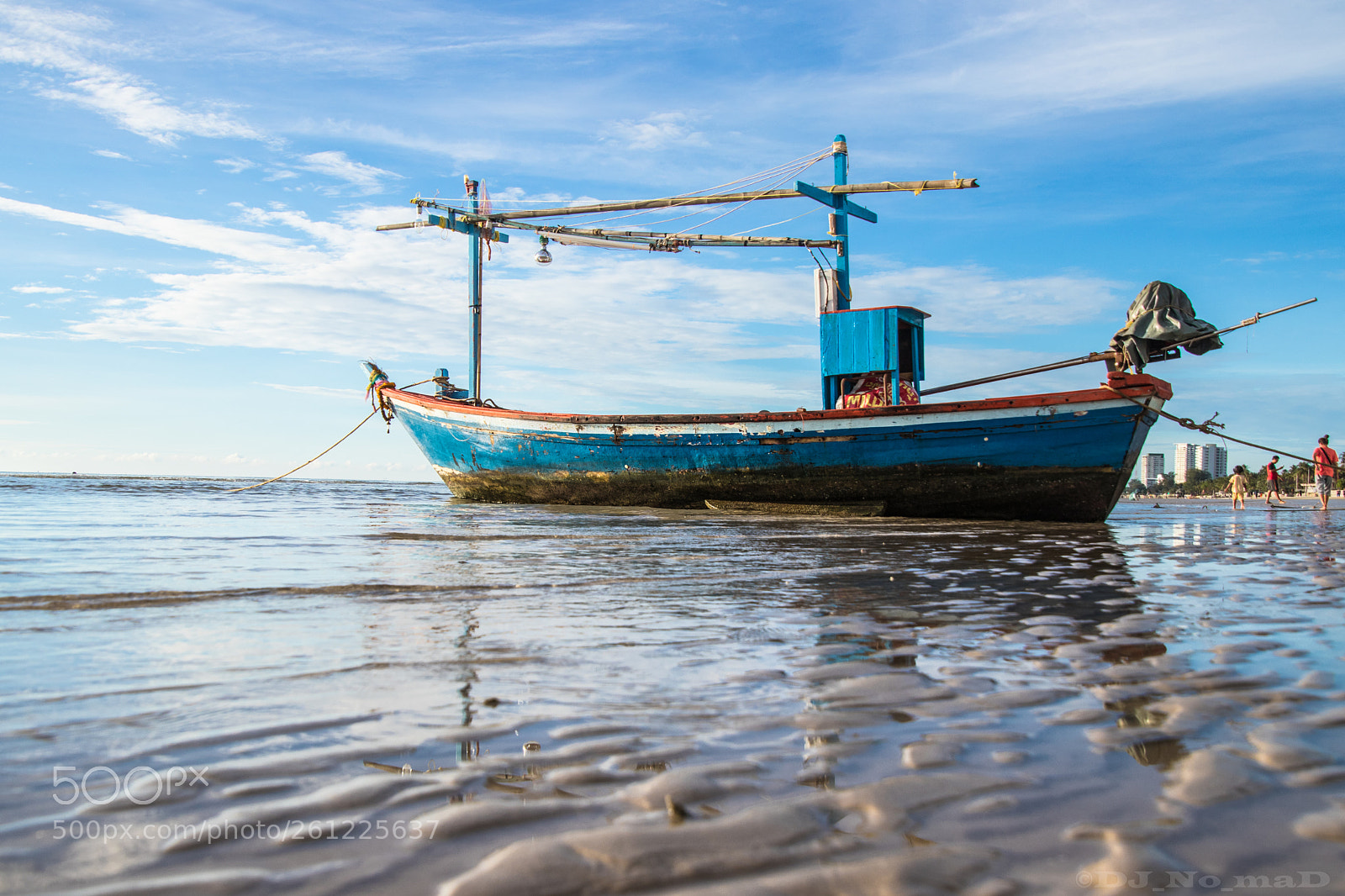 Canon EOS 80D sample photo. Fishing boat @ hua hin photography