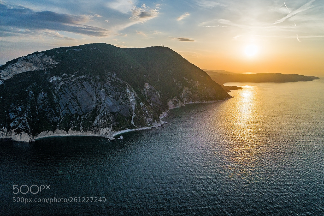 DJI FC6310 sample photo. Conero promontory photography