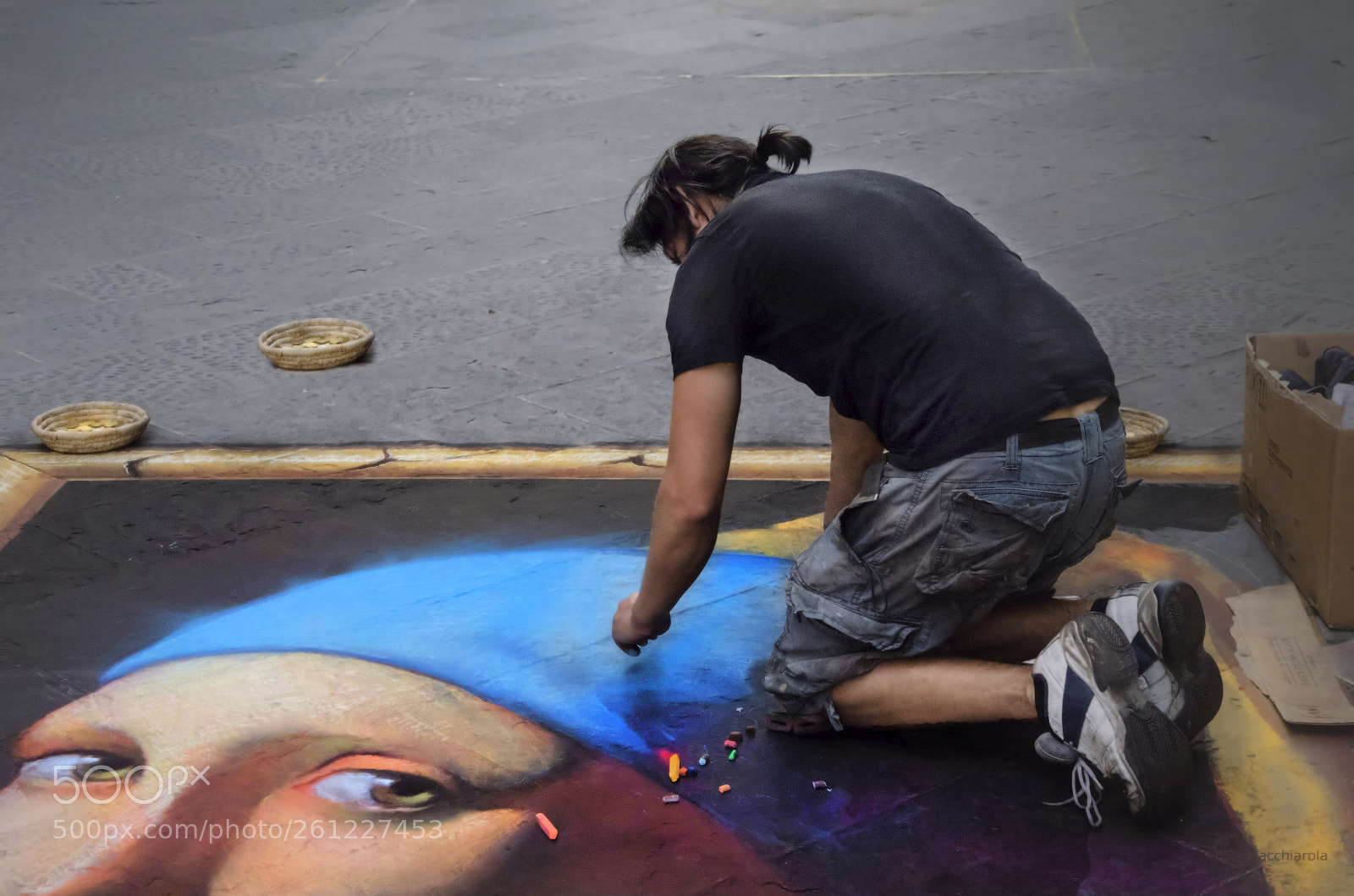 Nikon D7000 sample photo. Street painter artist photography